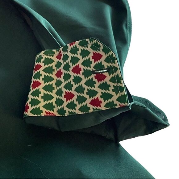 TOM BAINE Slim Fit Holiday Collection Button Down Dress Shirt Hunter Med NWT - Picture 6 of 16